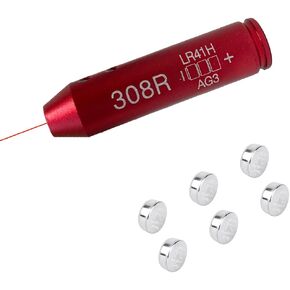 FSI .243 308 Bore Sight Red Laser Boresighters 308 with 2 Sets Batteries