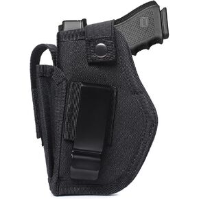 Gun Holster for Men Women, 380 Pistol Holsters, IWB/OWB 9mm Holster fits Glock 19/17/43x/27/42/26, P365, 1911, S&W M&P Shield, and Similar Handguns