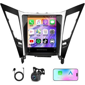 [2+64G ] Android 13 Car Stereo for Hyundai Sonata 2010-2015 with Wireless Carplay&Android Auto,9.7'' Touchscreen Double Din Car Radio with WiFi,GPS Navi,Bluetooth FM/RDS Daul USB+AHD Backup Camera