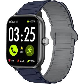 Compatible with Spade & Co Health Smartwatch 4 bands, Silicone Sport Strap Watchband Compatible with Spade & Co Health Smartwatch 4 1.85 Inches