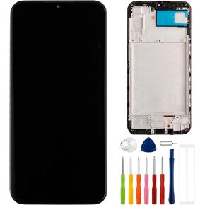 TFT Digital Display Compatible with Samsung Galaxy A25 SM-A256E SM-A256B 6.5" LCD Display Touch Screen Assembly with Tools Fingerprint not Supported（with Frame）