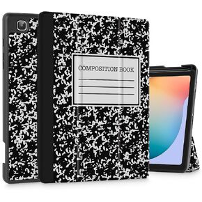 Tuiklol for Samsung Tab S6 Lite 10.4 Inch Case 2024/2022/2020 Model SM-P620/P625/P613/P619/P610/P615,Built-in Pencil Holder,Slim TPU Trifold Stand Cover Auto Wake/Sleep,Rainbow owl in Kuwait