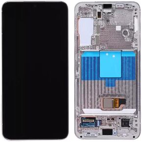 Incell for Samsung S22 5G Screen Replacement for Samsung Galaxy S22 5G SM-S901B G901U G901A G901W Digitizer Touch Screen Assembly with Frame（US Version） (Pink Gold)