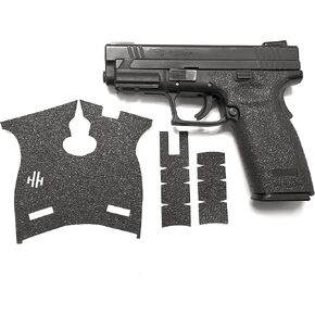 Handleitgrips Gun Grip Tape Compatible with Springfield XD 45 - Black Textured Rubber Pistol Grip Tape, Easy Installation, Gun Parts & Accessories, Veteran Owned, Made in The USA