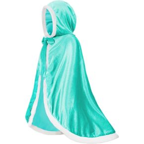 Durio Princess Costume for Girls Hooded Cloak Cape Cute Dress Up Clothes for Little Girls Christmas Halloween Costumes