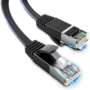 CAT 8 Ethernet Cable 3ft 6ft 10ft 15ft 20ft 25ft 30 ft 50ft 100ft ، و SPODE Ethernet Cord ، Indoor & Outdoor (25ft