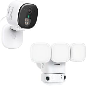 winees Outdoor Security Camera, Wired 2K 4MP Indoor/Outdoor Video Camera for Home Security, Surveillance Camera with Color Night Vision, 2-Way Audio, Siren, Human/Pet/Sound Detection