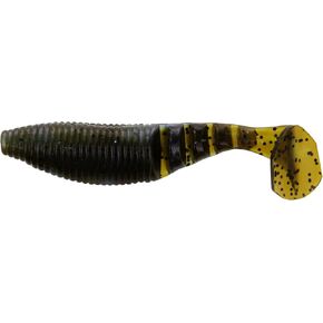 Gary Yamamoto 4 "Paddle Tail Zako/Blue Craw (5 Pack)