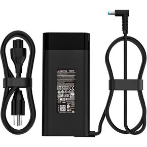 New 150W PC Power Supply Cord Fit for HP ZBook 15 G3 G4 G5 G6, Studio G3 G4 G5 G6 G7 G8, x360 G5,OMEN Pavilion 15 17, EliteBook 1050 G1 19.5V 7.7A AC Adapter ADP-150XB B 740243-001 Laptop Charger