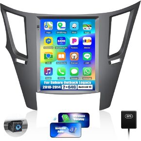 Android 13 Car Stereo for Subaru Outback Legacy 2010-2014 with Wireless Apple Carplay Android Auto,9.7" HD Touch Screen Car Radio with GPS Navigation,WiFi,Bluetooth,FM/RDS Radio SWC+AHD Rear Camera