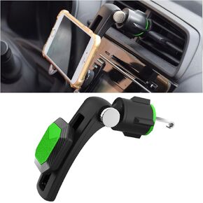 Car Phone Holder, Magnetic Auto Phone Mount for Dashboard Windshield Screen with Flexible Base, Foldable Super Stable Compatible with 15 14 13 12 Pro Max & All Phones（Green/Vent）