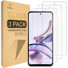 Mr.Shield Screen Protector Compatible with Motorola Moto G04 / Moto G04sTempered Glass [3-PACK] [Japan Glass with 9H Hardness]