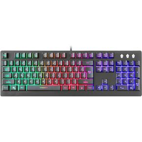 ألعاب CableWholesale RGB LED تضيء لوحة مفاتيح USB ، 104 مفاتيح