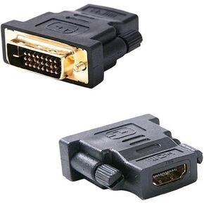أنثى HDMI مطلية بالذهب إلى محول فيديو DVI-D ذكر