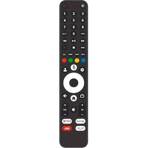 Universal Voice Remote Replacement fit for Tutu 720P HD LED Google TV Widescreen High Definition Slim Design Smart TV 2023 Model TSG43 TSG24 TSG32