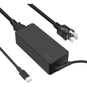 65W USB C Laptop Charger for Lenovo Thinkpad T480s T580s T490 E480 E490 E580 P51s P52s Chromebook 100e 300e 500e S330 C340 C330 Yoga C930 C940 720 ADLX65YDC2A Power Adapter 10FT