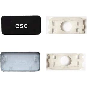 Replacement Individual AP08 Type ESC Key Cap and Hinges are Applicable for MacBook Pro Model A1425 A1502 A1398 for MacBook Air Model A1369/A1466 Keyboard to Replace The ESC Key Cap and Hinge