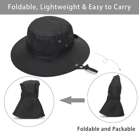 Men's Sun-Hat Wide-Brim-Bucket UV-Protection - Summer Foldable Boonie Safari Cap for Outdoor in Saudi Arabia