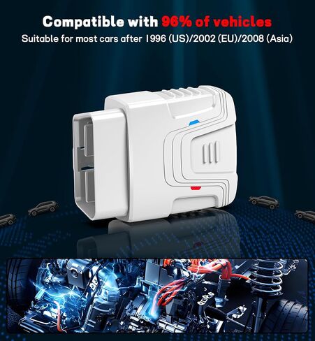 Bluetooth OBD2 Scanner for Cars - Wireless OBD2 Scan Tools & Code Reader for iPhone/Android Wireless Auto Diagnostic Tool to Read and Clear Error Codes Live Data Reset Exclusive APP in Saudi Arabia