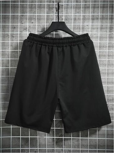 GORGLITTER Men's Bear Graphic Drawstring Waist Active Track Shorts in Kuwait