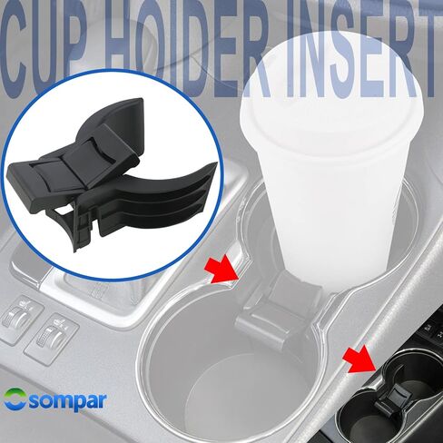 Cup Holder Insert Divider Compatible with 2014-2019 Toyota Highlander Replaces 55618-0E170-C0 in Saudi Arabia