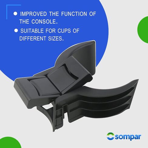 Cup Holder Insert Divider Compatible with 2014-2019 Toyota Highlander Replaces 55618-0E170-C0 in Saudi Arabia