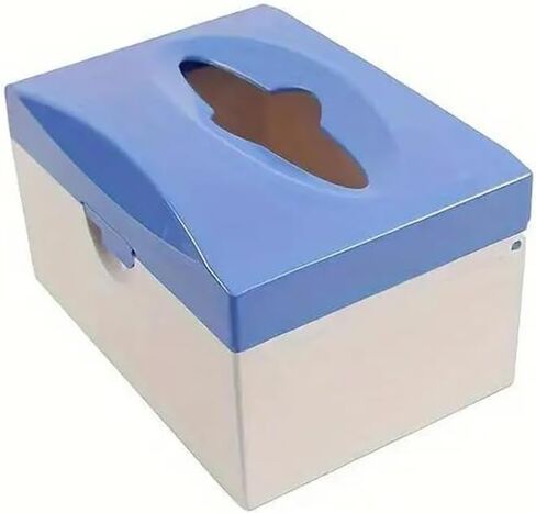 Dental Chair Tissue Box Flexible Fixation On Chairs for Use in Clinics, Hospitals, and Homes （White Type） in Kuwait