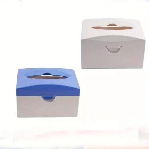 Dental Chair Tissue Box Flexible Fixation On Chairs for Use in Clinics, Hospitals, and Homes （White Type） in Kuwait