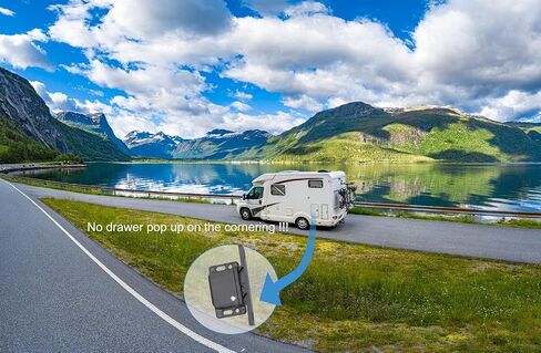 RV Cabinet latches and catches/Drawer Latch Universal Push-to-Close Grabber Catch, Baby or Cat Proof Ideal for Motorcoach,RV Motorhome,Boat,Camper,Trailor,Home,OEM Replacement (6) in Kuwait