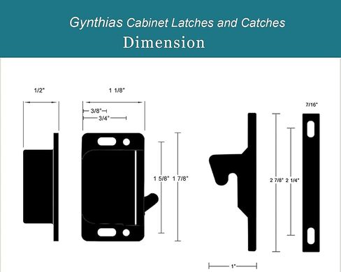 RV Cabinet latches and catches/Drawer Latch Universal Push-to-Close Grabber Catch, Baby or Cat Proof Ideal for Motorcoach,RV Motorhome,Boat,Camper,Trailor,Home,OEM Replacement (6) in Kuwait