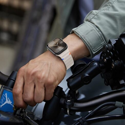 فرقة رياضية لشرائط Apple Watch للنساء 40 مم 41 مم 44 مم 45 مم 46 مم 42 مم 38 مم ، ورسالة سليكون ناعمة للسيليكون لسلسلة IWatch 10 9 8 7 6 5 4 3 SE 2ND Ultra/2 49mm 41 45 40 44 MM ، 6 Pack in Kuwait