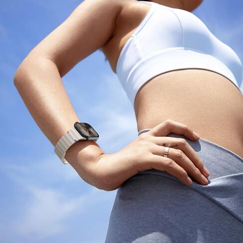 فرقة رياضية لشرائط Apple Watch للنساء 40 مم 41 مم 44 مم 45 مم 46 مم 42 مم 38 مم ، ورسالة سليكون ناعمة للسيليكون لسلسلة IWatch 10 9 8 7 6 5 4 3 SE 2ND Ultra/2 49mm 41 45 40 44 MM ، 6 Pack in Kuwait