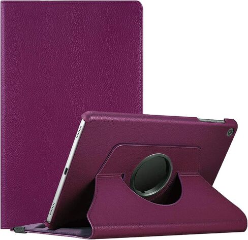 Rotating Case for Galaxy Tab A 8.0 2019 Model SM-T290, 360 Degree Rotating Stand Case Full Protective Cover for Samsung Galaxy Tab A 8.0 Inch 2019 Release Tablet (SM-T290/SM-T295), Purple in Saudi Arabia