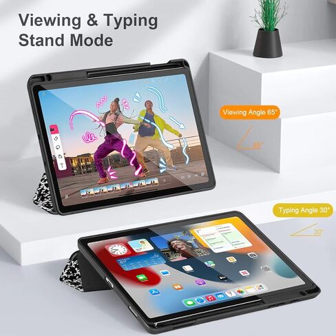 Tuiklol لـ Samsung Tab S6 Lite 10.4 بوصة Case 2024/2022/2020 Model SM-P620/P625/P613/P619/P610/P615 ، حامل قلم رصاص مدمج ، غلاف حامل TPU TPU Slim TPU Auto Wake/Sleep ، Powl Bowl. in Kuwait