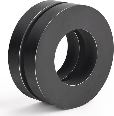TRYMAG 12 Pack Ferrite Blocks Ceramic Magnets, 17/8"x7/8"x3/8" Heavy Duty Industrial Ceramic Blocks Magnets for Crafts, Large Rectangular Crafts Magnets for Fridge, DIY, Science and Cruises(Grade 8) in Kuwait