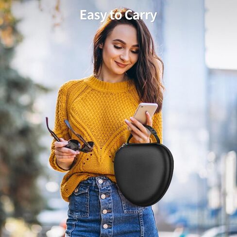 Fintie Hard Case لـ Sony WH-CH520 WH-1000XM4 إلغاء سماعة الرأس اللاسلكية ، حقيبة تخزين للحمل الواقية (أسود) in Kuwait