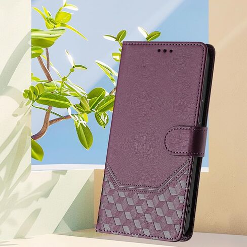 Wallet Case for Moto G Power 5G 2025 Leather with Credit Card Holders Kickstand Magnetic RFID Blocking Flip Folio Shockproof Case for Moto G Play 2025 / Moto G Power 5G 2025 Violet YBF in Saudi Arabia