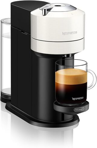 Nespresso Vertuo Next Deluxe Compact and Slim-Fit Design Coffee and Espresso Machine for 6 Cup Sizes of Coffee (Pure Chrome) with Nespresso Vertuo Sample Pack 12 Capsules (2 Items) in Saudi Arabia