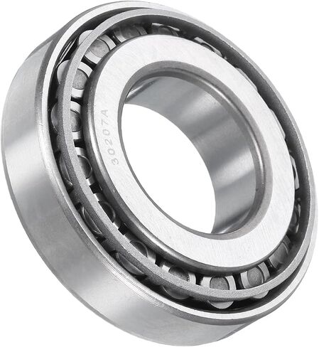 uxcell 2pcs 30205 Tapered Roller Bearing Cone and Cup, 25mm Bore x 52mm OD x 16.25mm Thick, Chrome Steel Taper Bearing Set, ABEC-5 in Saudi Arabia