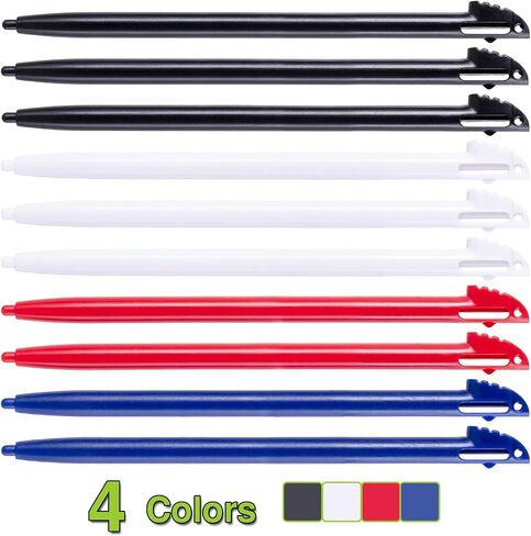 Mart Cobra Nintendo DS Lite Stylus 10 Pack - قلم بديل لقلم Nintendo DS Light الأصلي - 10 أقلام ملونة صغيرة لنينتندو DS Lite - ملحقات Nintendo DS Lite لألعاب DS Lite الأصلية in Kuwait