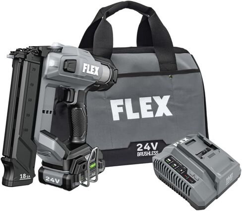 FLEX 24V Brushless Cordless 16 Gauge 3/4-inch to 2-1/2-inch Straight Finish Nailer Tool Only, Battery and Charger Not Included - FX4321-Z in Saudi Arabia