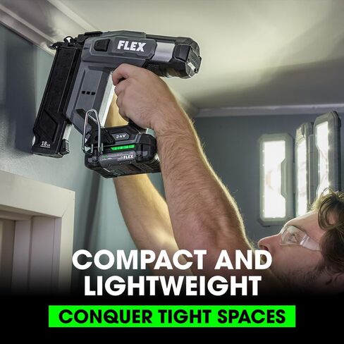 FLEX 24V Brushless Cordless 16 Gauge 3/4-inch to 2-1/2-inch Straight Finish Nailer Tool Only, Battery and Charger Not Included - FX4321-Z in Saudi Arabia