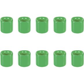 Mega Candles 5 pcs Black 1/2 Inch Diameter Ceramic Chime Ritual Spell Candle Holders, Great for Casting Chimes, Meditation, Rituals, Spells, Vigil, Witchcraft, Wiccan Supplies