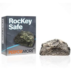 Hide A Key in Plain Sight in a Real Looking Rock/Stone, Holds Standard Sized Spare Keys
