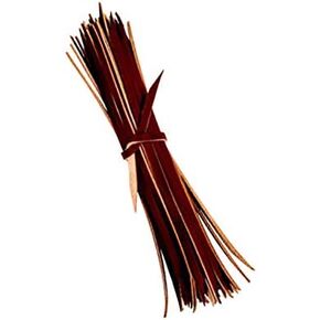 CHALLENGER Horse 1' L x 1/4" W Pack of (12) Latigo Leather Saddle Strings 404RT15