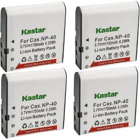 بطارية Kastar 3-Pack NP-40 بديلة لبطارية Minolta NP-40، Minolta MN4K100Z 4K Ultra HD، Minolta MN4K30NV 4K Ultra HD / 30 MP، Minolta MN100HDZ 1080P HD كاميرا فيديو مع كاميرا زووم بصري 10x in Kuwait