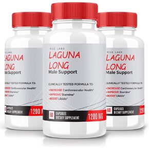 (3 عبوات) مكمل لاجونا الطويل للذكور، تقييمات لاجونا الطويلة، لاجونا لونج للرجال، حبوب لاجونا لونج للسحر، قوة لاجونا، دعم القدرة على التحمل، حبوب لاجونا، باستيلاس دي لاجونا (180 كبسولة) in Kuwait