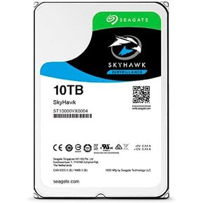 Seagate SkyHawk 10TB Surveillance Hard Drive - SATA 6Gb/s 256MB Cache 3.5-Inch Internal Drive (ST10000VX0004)