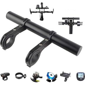 Tinke Handlebar Extender Bicycle Aluminum Alloy Bracket Extension Double Handlebar Extension Mount Holder Use for XIAOMI M365 Ninebot ES1 ES2 and Mountain Bicycle