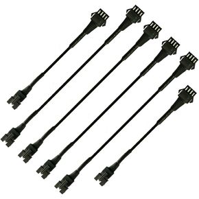 4 Pcs 90cm Extension Cable Wire Cord Set for LED Glow Light Multi-color Neon Strip